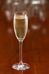glass of champagne
