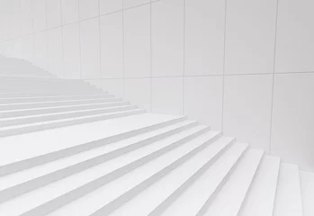 Wallpaper murals Stairs white stairs