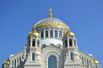 Naval cathedral in Kronstadt