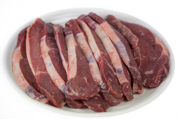 Rostbraten auf Teller