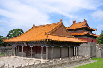 Fototapeta na wymiar Długo En Sala Fuling Grób dynastii Qing, Shenyang