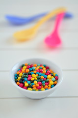 Bunte Zuckerstreusel