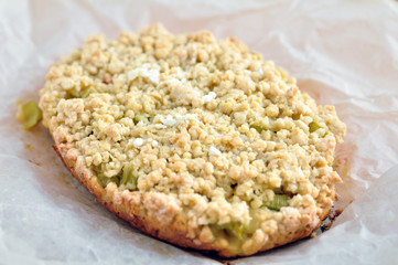Rhabarber Streuselkuchen