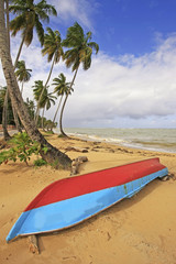 Obraz na płótnie Canvas Las Terrenas beach, Samana peninsula