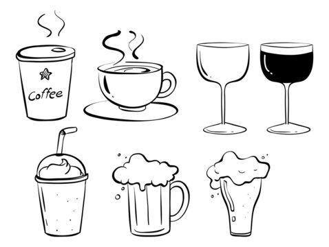 Different kinds of drinks