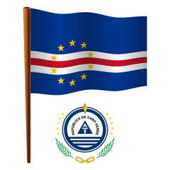 cape verde wavy flag