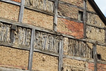 Offenes Fachwerk in Nauen im Havelland