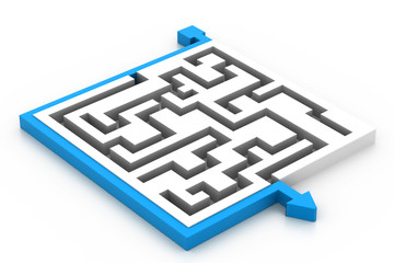 Maze puzzle solved.
