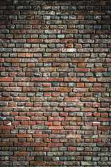 old brick wall urban background