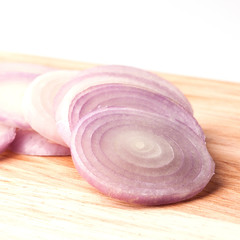 Obraz na płótnie Canvas Onion slices