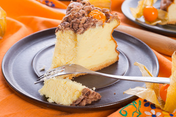 rustic cheesecake