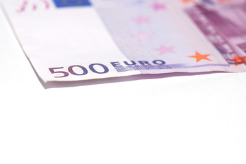 500 euro oben auf weiss
