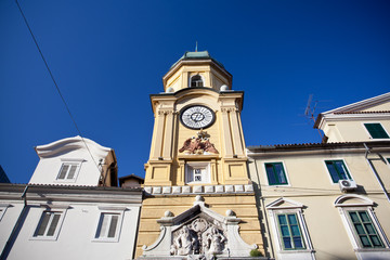 Fototapeta na wymiar Clock Tower in Rijeka, Croatia