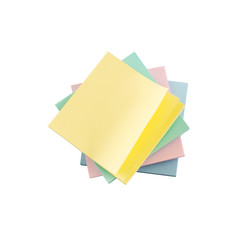 Post-it sticky notes composition