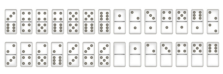 WEB 2.0 buttons domino set. EPS10 vector