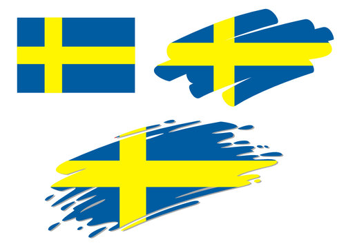 Brush Flags Sweden