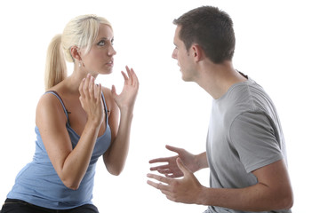 Young Couple Suffering Domestic Violence