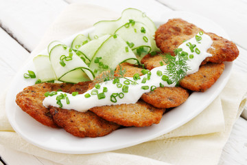 Pancakes from caviar