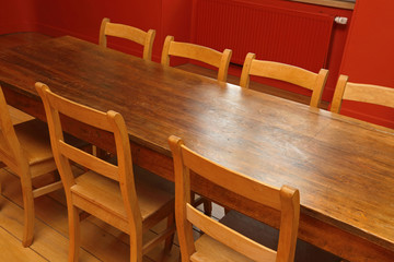 grande table de salle à manger