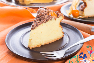 rustic cheesecake