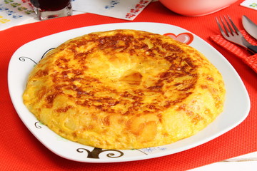 Spanish omelet with potato