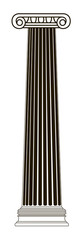 old-style greece column