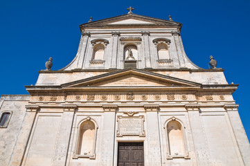 Fototapeta na wymiar Church of St. Rocco. Ceglie Messapica. Puglia. Italy.