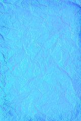 blue crumpled paper background