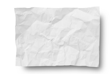 Wrinkled paper -Clipping path included