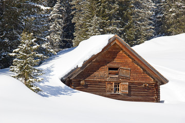 Winter in alps