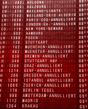 Airport timeboard