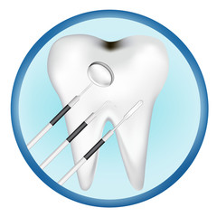 tooth design element and dental tools