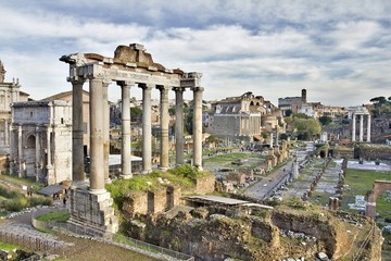 Fototapeta na wymiar Forum Romanum, Rzym