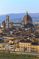 Fototapeta na wymiar Florence cathedral view