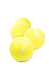 tennis ball isolated on white background
