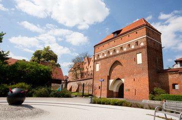 Gateway, monument in Torun, Poland
