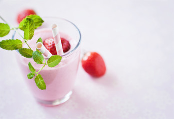 frischer erdbeershake