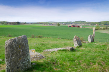 Stonehenge symbols in southern Sweden