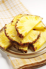 Sweet pineapple slices