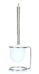 Toilet brush isolated on white