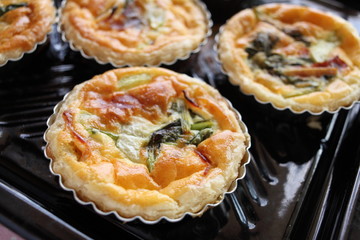 spinach and bacon quichi