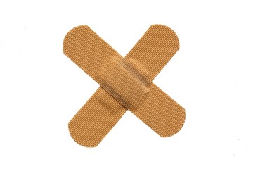 Patch on a white background