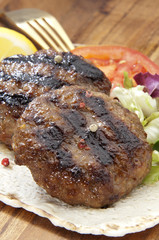 two burgers