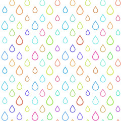 Colorful drops pattern
