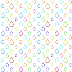 Colorful drops pattern