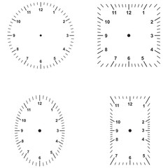 set of dials