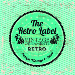 Retro label