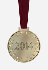 New year gold medal