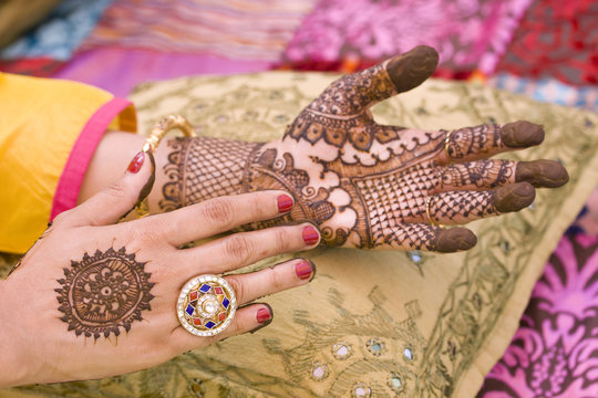 henna design, wedding, bride , Rajasthan, India