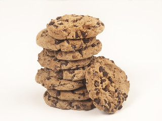 Galleta con pepitas de chocolate